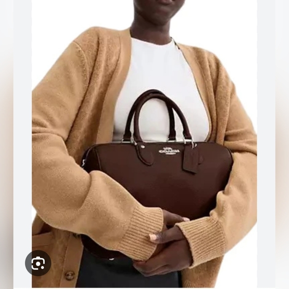 SATURDAY SALE...Coach Large Rowan...Maple - Picture 11 of 11